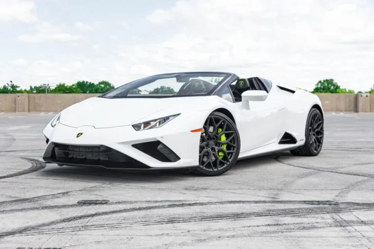 Lamborghini Huracán EVO Spyder rental vehicle