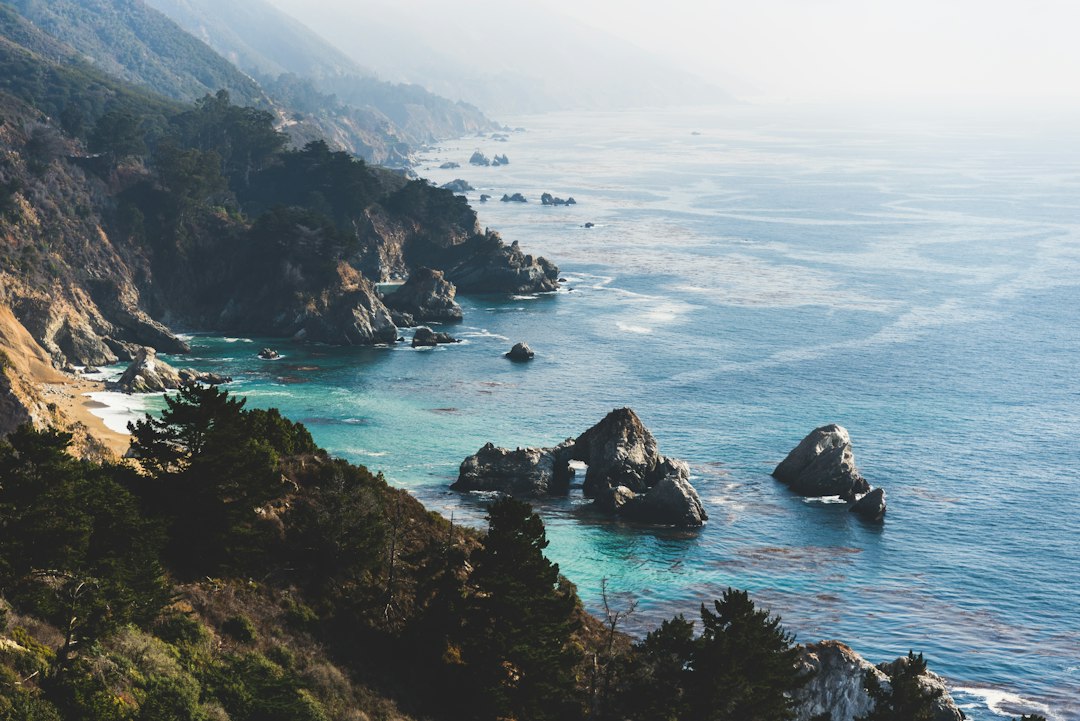 Big Sur coastline in Monterey County